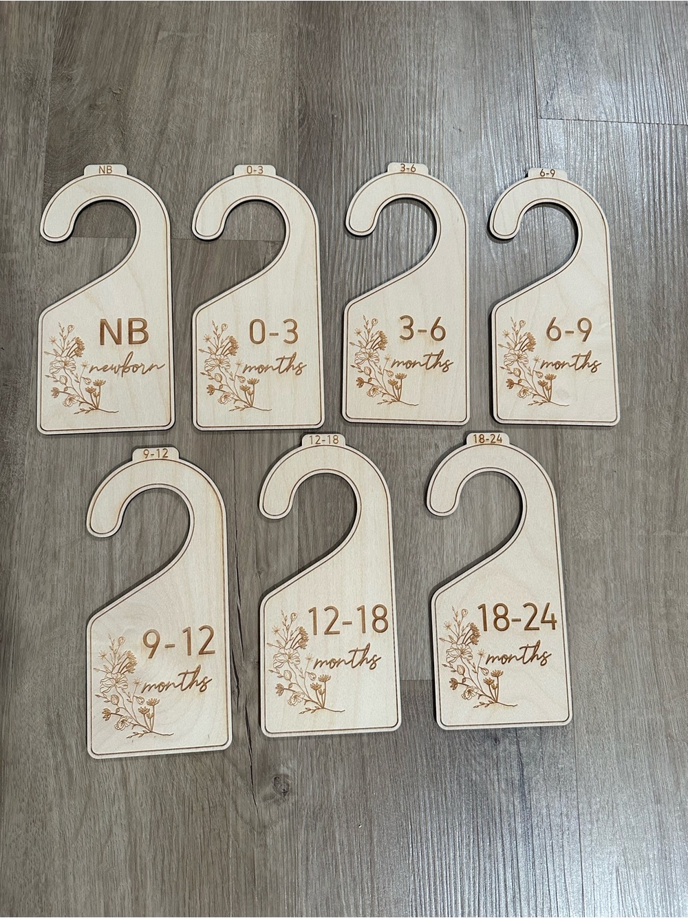 Wooden Baby Closet Dividers